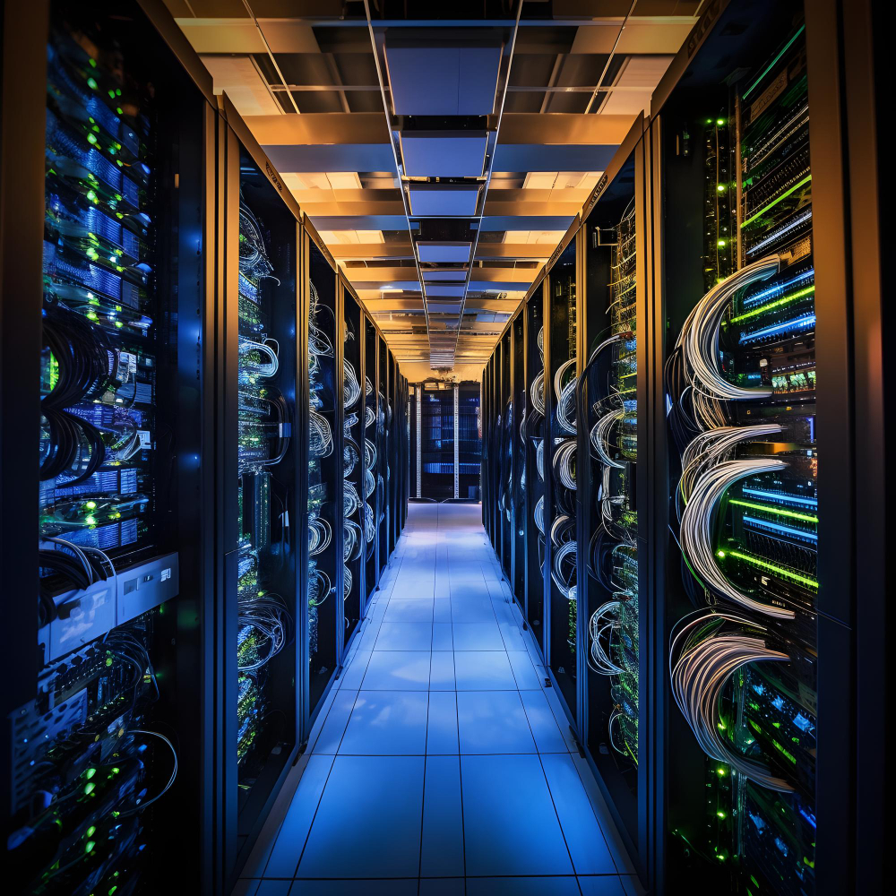 hallway-with-blue-light-that-says-it-s-computer-server